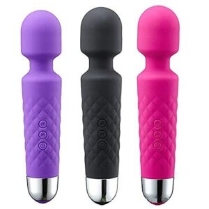 Wand Massage Massager 20 MODES Cordless Full Body Vibrating USB Rechargeable