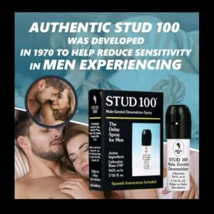 Stud 100 Male Genital Desensitizer Spray, 7/16- Fl Ounce Box